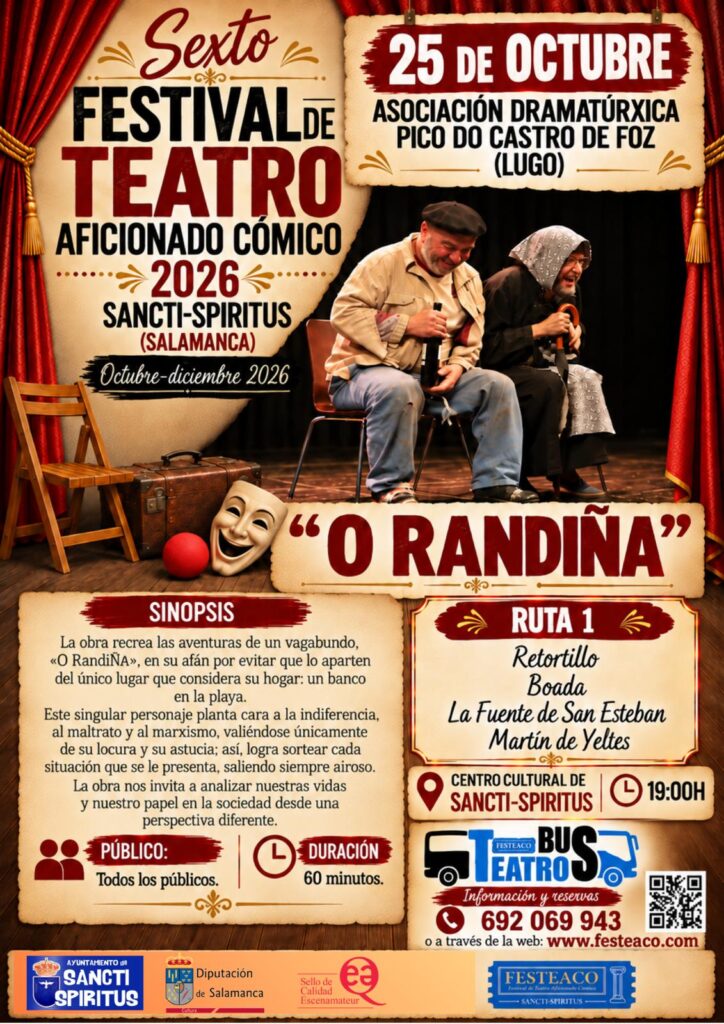 Ruta 1 del Bus del Teatro - 25 de octubre - O Randiña